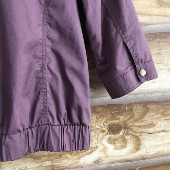 Charlotte Russe lightweight cotton mauve cropped jacket size M - Picture 6 of 14